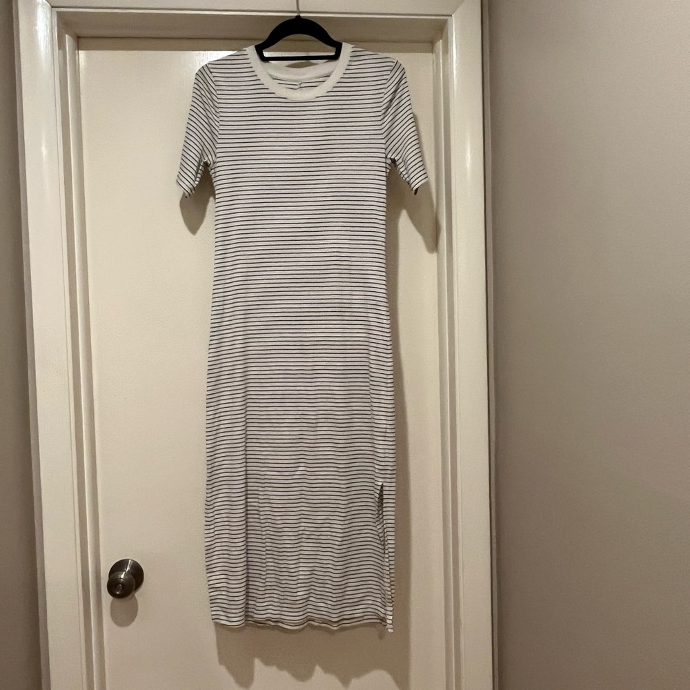 A New Day Striped Midi Dress